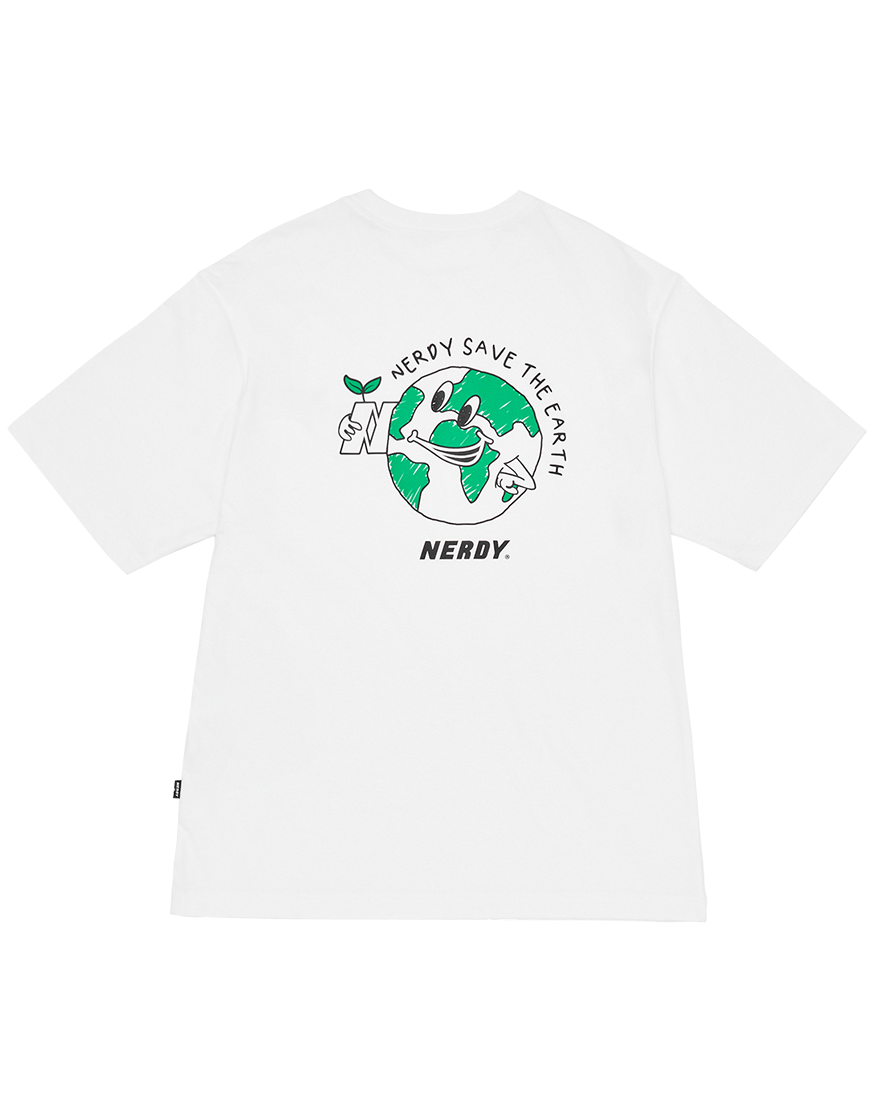 [RED&amp;GREEN] 지구 반팔 티셔츠